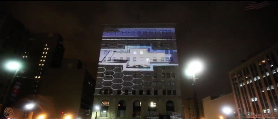 3D projection mapping project for Detroit Tigers & Chevy